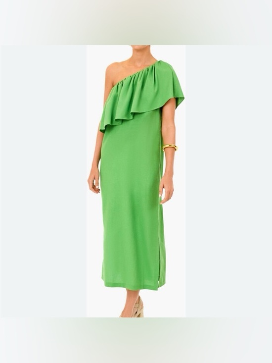 Pomander Place Dresses & Skirts - Tuckernuck Pomander Place Twist Of Lime Florencia One Shoulder Dress